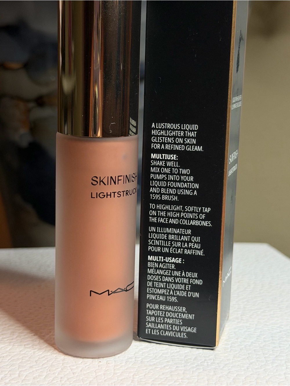 MAC Cosmetics Skinfinish Lightstruck Liquid Highlighter - Cherry Chrome NWB - Picture 2 of 5
